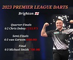 Гервин Прайс побеждает в 11-м туре Premier League Darts 2023 в Брайтоне! / № 1152