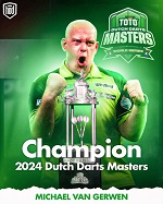 Майкл ван Гервен становится чемпионом Dutch Darts Masters 2024! / № 1378